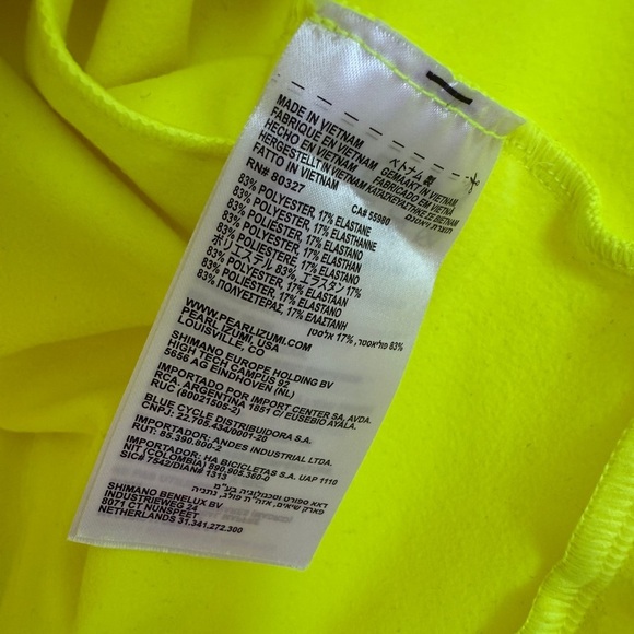 PEARL iZUMi Long Sleeve Cycling Full Zip Shirt /Jacket
Size XL - Picture 4 of 7